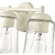 Abilene 3 Light 21.75 inch Cottage White Vanity Light Wall Light